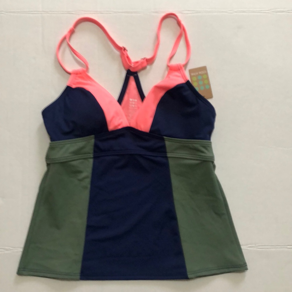 Title Nine Kuapapa Color Block Tankini Top